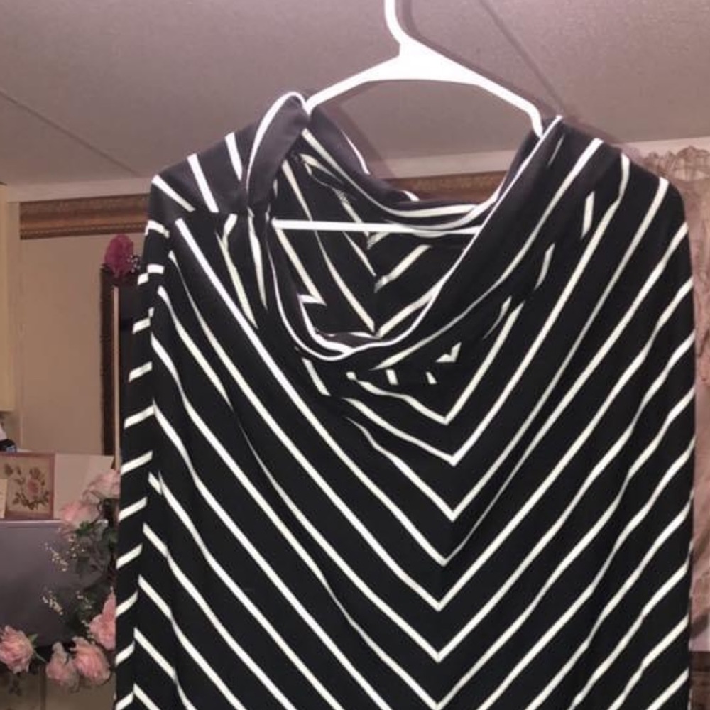 Black and white skirt